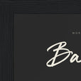 Balance Word of Intention Framed print 13x18 cm / 5x7″ Black frame Carbon paper corner detail