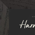 Harmonious Word of Intention Framed print 13x18 cm / 5x7″ Black frame Carbon paper corner detail
