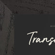 Transcendence Word of Intention Framed print 13x18 cm / 5x7″ Black frame Carbon paper corner detail