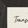 Transcendence Word of Intention Framed print 13x18 cm / 5x7″ Black frame Linen paper corner detail