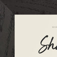 Sharing Word of Intention Framed print 13x18 cm / 5x7″ Black frame Linen paper corner detail