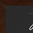 Joy Word of Intention Framed print 13x18 cm / 5x7″ Dark wood frame Carbon paper corner detail