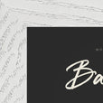 Balance Word of Intention Framed print 13x18 cm / 5x7″ White frame Carbon paper corner detail