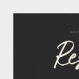 Respect Word of Intention Framed print 13x18 cm / 5x7″ White frame Carbon paper corner detail