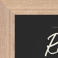Real Word of Intention Framed print 13x18 cm / 5x7″ Wood frame Carbon paper corner detail