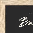Balance Word of Intention Framed print 13x18 cm / 5x7″ Wood frame Carbon paper corner detail
