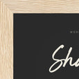 Sharing Word of Intention Framed print 13x18 cm / 5x7″ Wood frame Carbon paper corner detail
