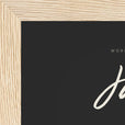 Jazzy Word of Intention Framed print 13x18 cm / 5x7″ Wood frame Carbon paper corner detail