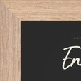 Energy Word of Intention Framed print 13x18 cm / 5x7″ Wood frame Carbon paper corner detail