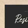 Resilience Word of Intention Framed print 13x18 cm / 5x7″ Wood frame Carbon paper corner detail