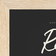 Real Word of Intention Framed print 13x18 cm / 5x7″ Wood frame Carbon paper corner detail