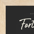 Fortitude Word of Intention Framed print 13x18 cm / 5x7″ Wood frame Carbon paper corner detail
