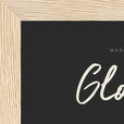 Glorious Word of Intention Framed print 13x18 cm / 5x7″ Wood frame Carbon paper corner detail