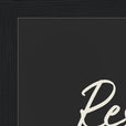 Resilience Word of Intention Framed print 21x29.7 cm / 8x12" Black frame Carbon paper corner detail