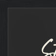 Strength Word of Intention Framed print 21x29.7 cm / 8x12" Black frame Carbon paper corner detail