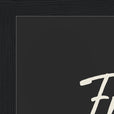 Freedom Word of Intention Framed print 21x29.7 cm / 8x12" Black frame Carbon paper corner detail