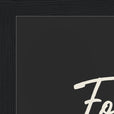 Fortitude Word of Intention Framed print 21x29.7 cm / 8x12" Black frame Carbon paper corner detail