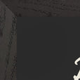 Real Word of Intention Framed print 21x29.7 cm / 8x12" Black frame Carbon paper corner detail