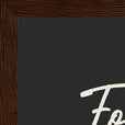 Fortitude Word of Intention Framed print 21x29.7 cm / 8x12" Dark wood frame Carbon paper corner detail