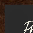 Presence Word of Intention Framed print 21x29.7 cm / 8x12" Dark wood frame Carbon paper corner detail