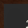Real Word of Intention Framed print 21x29.7 cm / 8x12" Dark wood frame Carbon paper corner detail