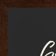Glorious Word of Intention Framed print 21x29.7 cm / 8x12" Dark wood frame Carbon paper corner detail