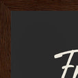 Freedom Word of Intention Framed print 21x29.7 cm / 8x12" Dark wood frame Carbon paper corner detail