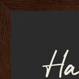 Harmonious Word of Intention Framed print 21x29.7 cm / 8x12" Dark wood frame Carbon paper corner detail