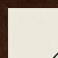 Jazzy Word of Intention Framed print 21x29.7 cm / 8x12" Dark wood frame Linen paper corner detail