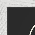 Calm Word of Intention Framed print 21x29.7 cm / 8x12" White frame Carbon paper corner detail