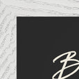 Balance Word of Intention Framed print 21x29.7 cm / 8x12" White frame Carbon paper corner detail