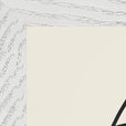 Alive Word of Intention Framed print 21x29.7 cm / 8x12" White frame Linen paper corner detail