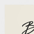 Balance Word of Intention Framed print 21x29.7 cm / 8x12" White frame Linen paper corner detail