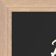Real Word of Intention Framed print 21x29.7 cm / 8x12" Wood frame Carbon paper corner detail