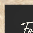Fortitude Word of Intention Framed print 21x29.7 cm / 8x12" Wood frame Carbon paper corner detail
