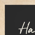 Harmonious Word of Intention Framed print 21x29.7 cm / 8x12" Wood frame Carbon paper corner detail