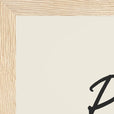 Respect Word of Intention Framed print 21x29.7 cm / 8x12" Wood frame Linen paper corner detail