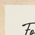 Fortitude Word of Intention Framed print 21x29.7 cm / 8x12" Wood frame Linen paper corner detail