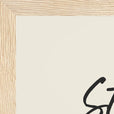 Strength Word of Intention Framed print 21x29.7 cm / 8x12" Wood frame Linen paper corner detail