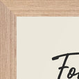 Fortitude Word of Intention Framed print 21x29.7 cm / 8x12" Wood frame Linen paper corner detail