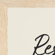 Resilience Word of Intention Framed print 21x29.7 cm / 8x12" Wood frame Linen paper corner detail