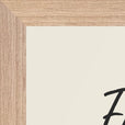 Energy Word of Intention Framed print 21x29.7 cm / 8x12" Wood frame Linen paper corner detail