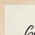 Glorious Word of Intention Framed print 21x29.7 cm / 8x12" Wood frame Linen paper corner detail