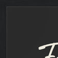 Fortitude Word of Intention Framed print A3 (29.7 x 42 cm) Black frame Carbon paper corner detail