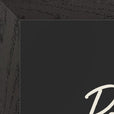 Patience Word of Intention Framed print A3 (29.7 x 42 cm) Black frame Carbon paper corner detail
