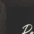 Resilience Word of Intention Framed print A3 (29.7 x 42 cm) Black frame Carbon paper corner detail