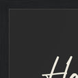 Harmonious Word of Intention Framed print A3 (29.7 x 42 cm) Black frame Carbon paper corner detail