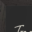 Transcendence Word of Intention Framed print A3 (29.7 x 42 cm) Black frame Carbon paper corner detail