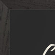 Glorious Word of Intention Framed print A3 (29.7 x 42 cm) Black frame Carbon paper corner detail