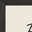 Energy Word of Intention Framed print A3 (29.7 x 42 cm) Black frame Linen paper corner detail